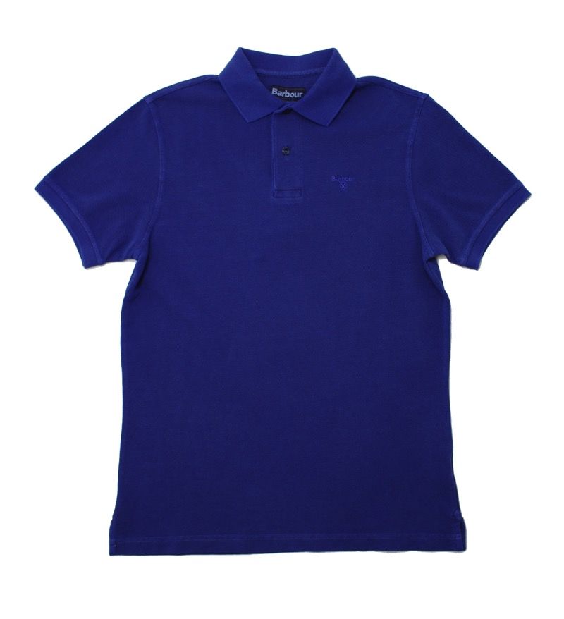 Barbour Washed Sports Polo in Navy
