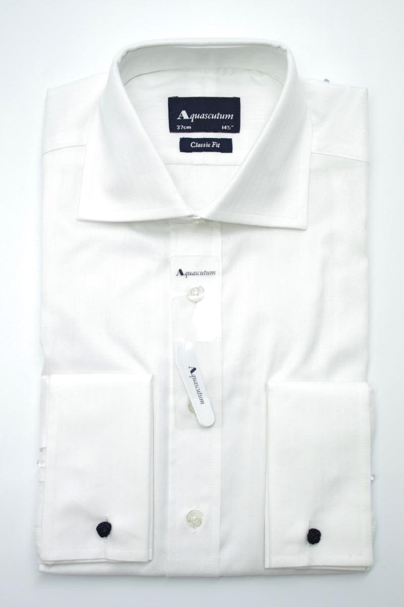 Aquascutum Canterbury Twill Formal White