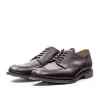 Sanders Military Style Derby Shoes 1130R in Burgundy
