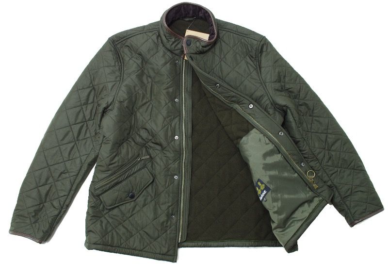 Barbour powell hot sale jacket olive