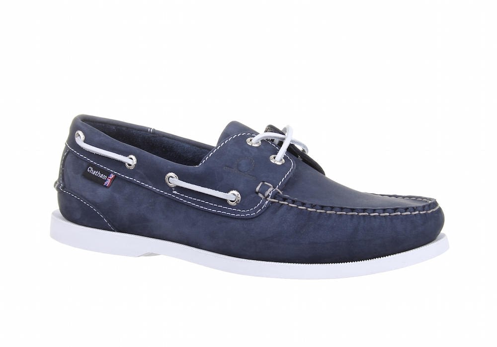 Chatham Pacific Big Size G2 Boat Shoe in Navy