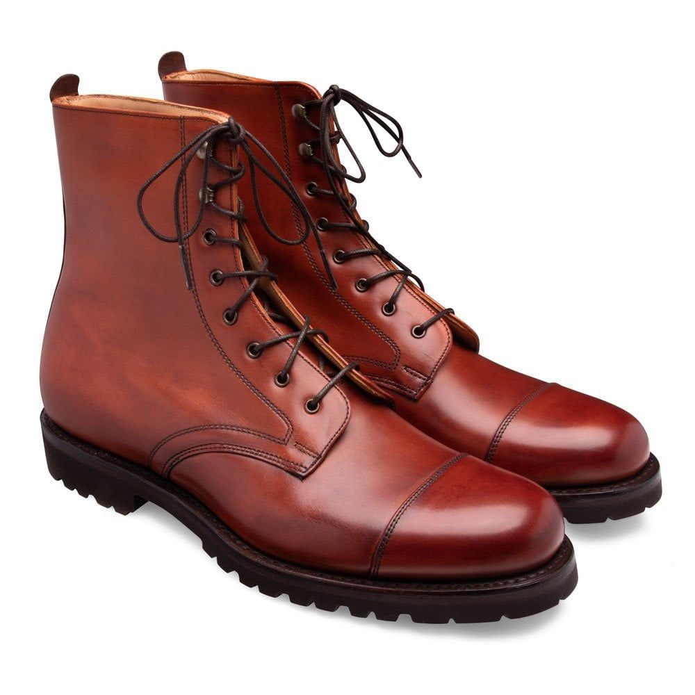 cheaney trafalgar capped derby boot