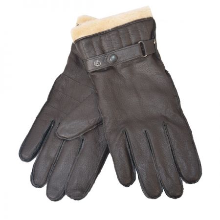 Перчатки Barbour Leather Utility Brown