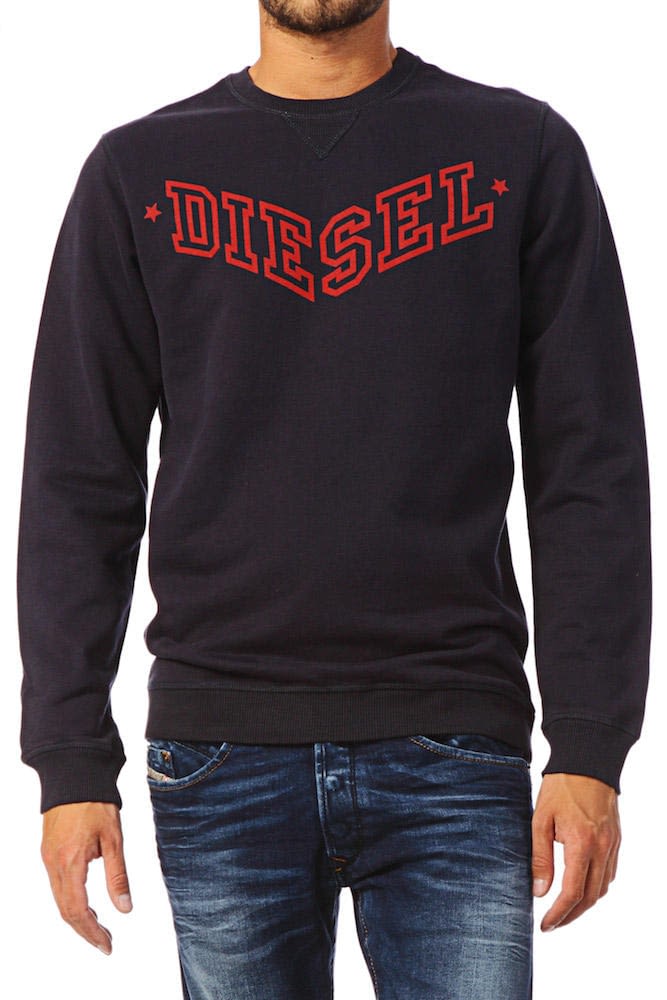 Diesel S Bansi Sweatshirt in Navy