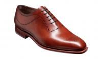 Barker Plymouth Oxford Shoe in Chestnut Calf