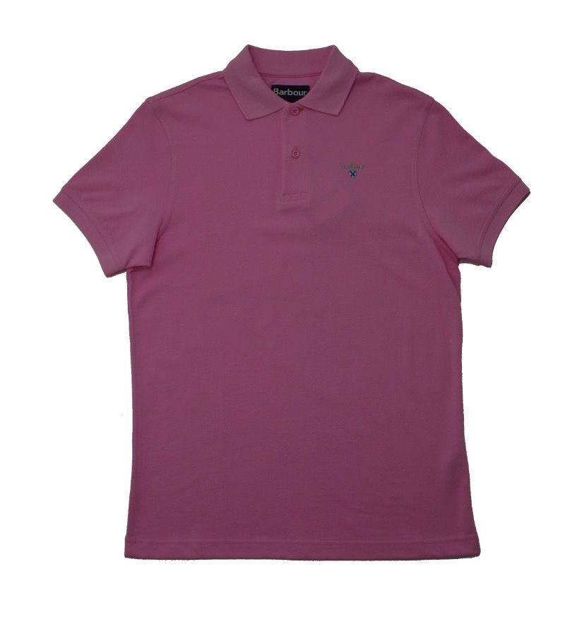 Barbour Sports Polo in Pink