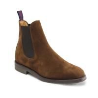 Sanders Liam Chelsea Boot in Polo Snuff Suede