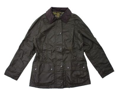 Barbour Classic Beadnell Waxed Jacket in Olive