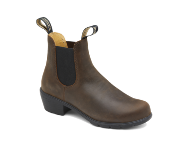 Blundstone 1673 Heel Boots In Antique Brown