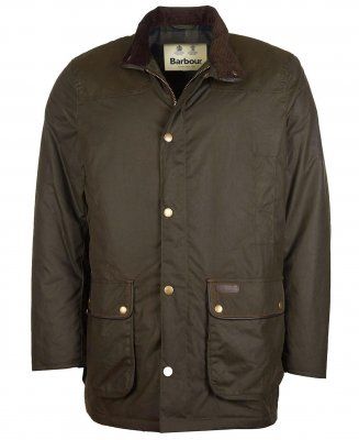 Barbour Hartlington Waxed Cotton Jacket in Olive