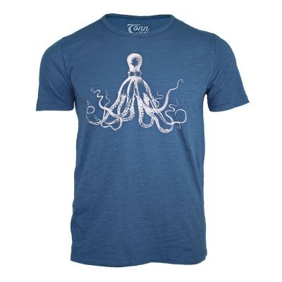 Tonn T-Shirt Octopus in Dark Blue