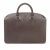 Tusting Henley Leather Zip-Top Briefcase In Dark Brown Bridle