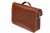 Zatchels Classic Chestnut Leather Briefcase Satchel 13